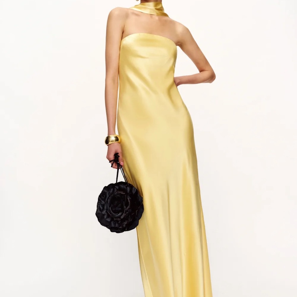 Reformation Oren Silk Dress, size S